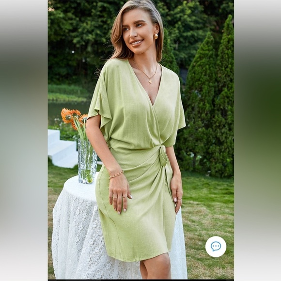 NWT Cupshe Open Front Tie Waist Lace Up Dress
Size L - Picture 1 of 7